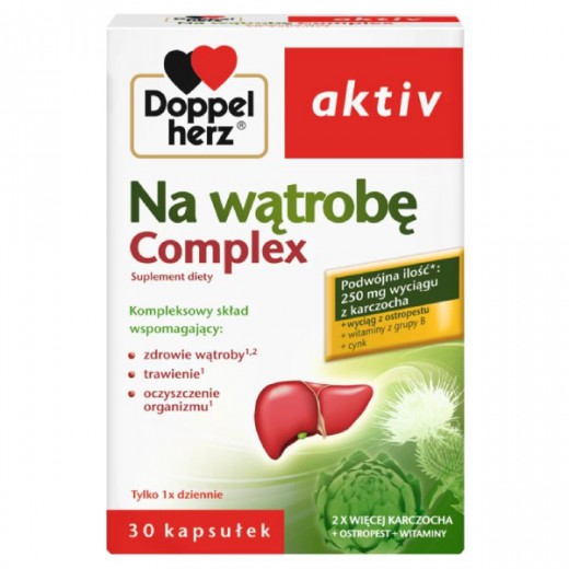 Doppelherz aktiv Na wątrobę Complex, 30 kapsułek