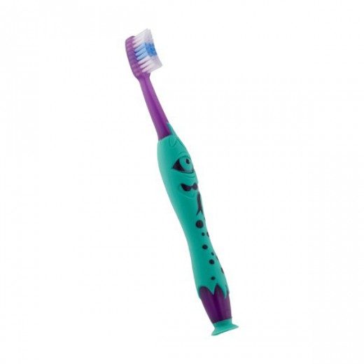 Elgydium Kids, szczoteczka do zębów dla dzieci, Monster, 2-6 lat, 1 sztuka