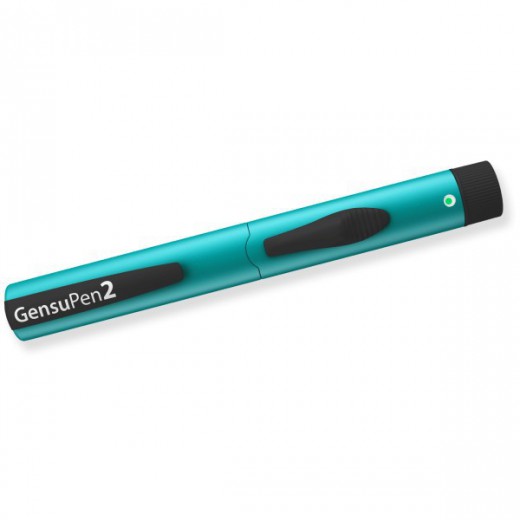 GensuPen 2, automatyczny wstrzykiwacz do insuliny, turkusowy, 1 sztuka