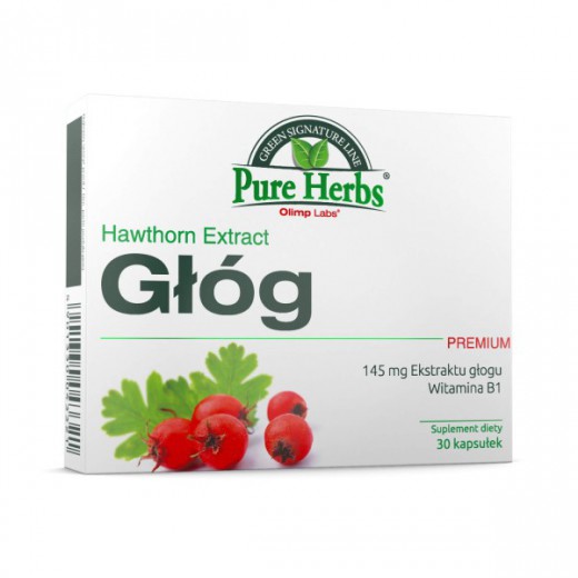 Olimp Pure Herbs Głóg Premium, 30 kapsułek