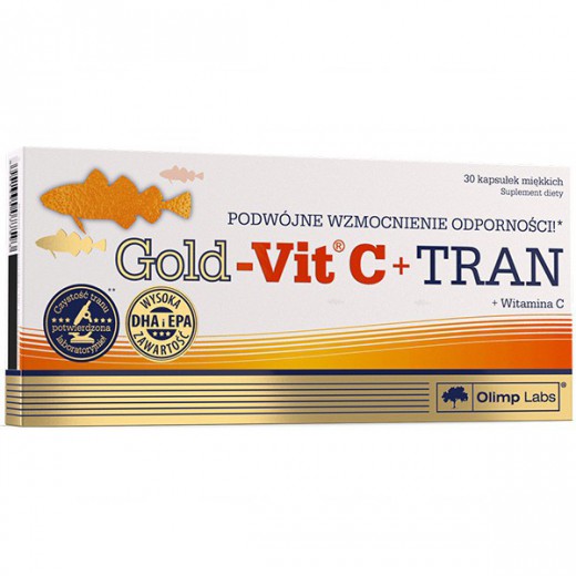 Olimp Gold-Vit C + Tran, 30 kapsułek