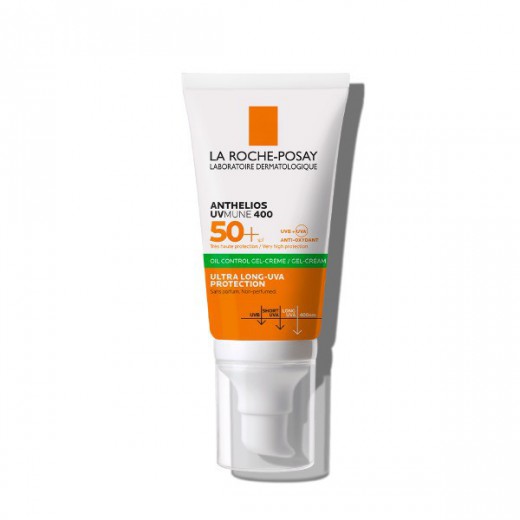 La Roche-Posay Anthelios, matujący żel-krem ochronny do twarzy, SPF 50+, 50 ml