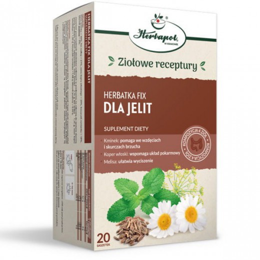 Herbapol Dla Jelit, herbatka fix, 2 g x 20 saszetek