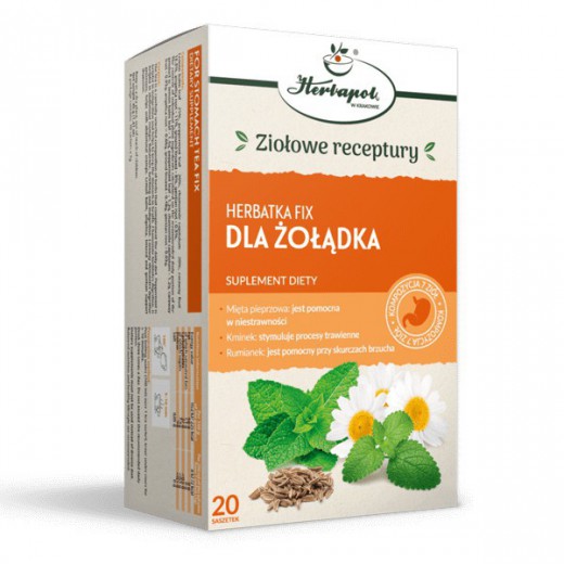 Herbatka fix, Dla żołądka, 20 saszetek