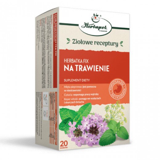 Herbatka fix, Na Trawienie, 20 saszetek