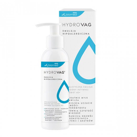 HydroVag, specjalistyczna emulsja do higieny intymnej dla kobiet 40+, 300 ml