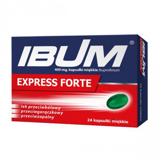 Ibum Express Forte 400 mg, 24 kapsułki miękkie