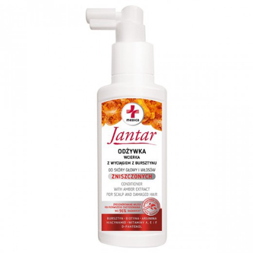 Jantar Medica, odżywka wcierka z wyciągiem z bursztynu, 100 ml