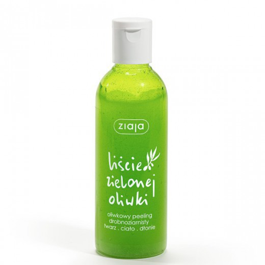 Ziaja Liście Zielonej Oliwki, peeling drobnoziarnisty, 200 ml