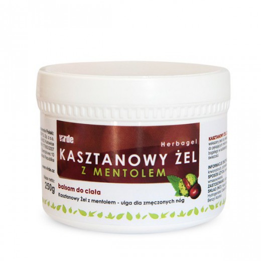 Virde, kasztanowy żel z mentolem, 250 ml