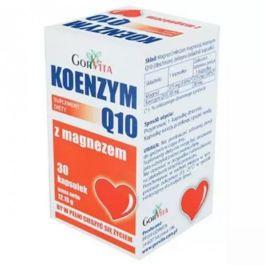 Koenzym Q10 z magnezem, 30 kapsułek