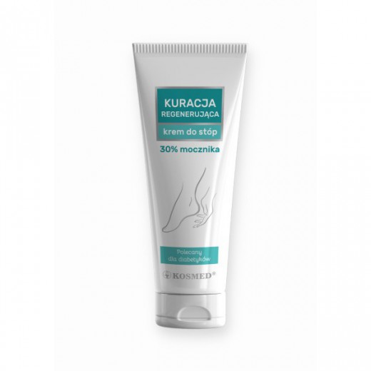 Kosmed, krem do stóp, kuracja regenerująca, 75 ml