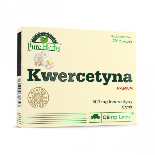 Olimp Pure Herbs, Kwercytyna Premium, 30 tabletek