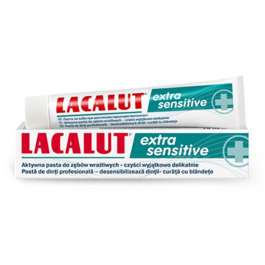 Lacalut Extra Sensitive, pasta do zębów, 75 ml