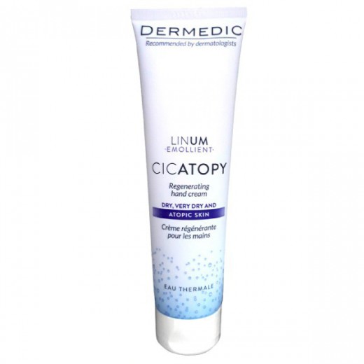 Dermedic Linum Emolient, regenerujący krem do rąk, skóra sucha, bardzo sucha i atopowa, 100 g