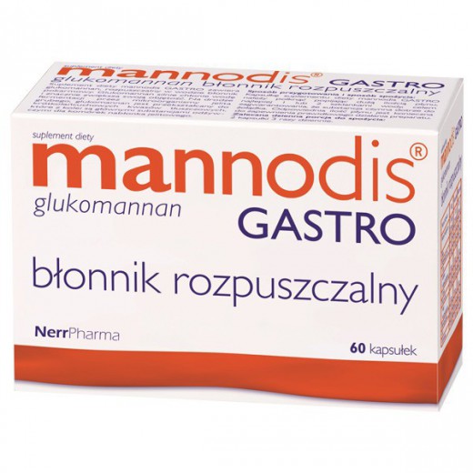 Mannodis Gastro, 60 kapsułek twardych