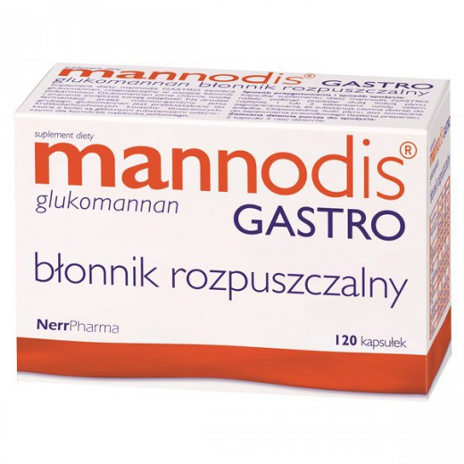 Mannodis Gastro, 120 kapsułek twardych