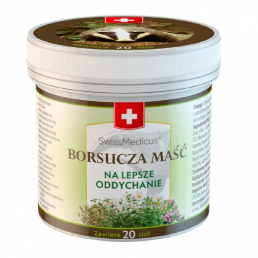 SwissMedicus, borsucza maść, 125 ml