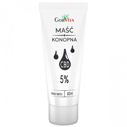 GorVita Maść konopna 5% CBD, 80ml