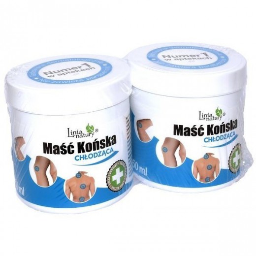 Linia Natury, maść Końska chłodząca, 2 x 250 ml
