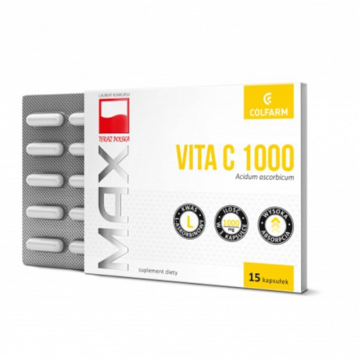 Max Vita C 1000, 15 kapsułek