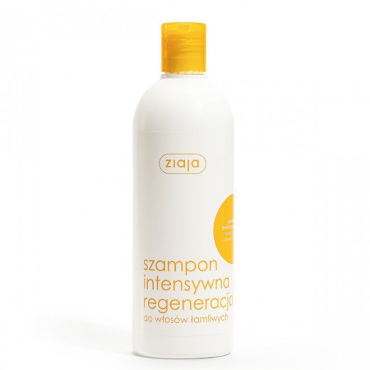 Ziaja Szampon intensywna regeneracja, do włosów łamliwych, 400 ml
