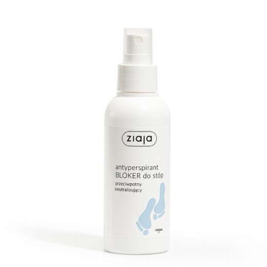 Ziaja Stopy, antyperspirant do stóp BLOKER, 100 ml