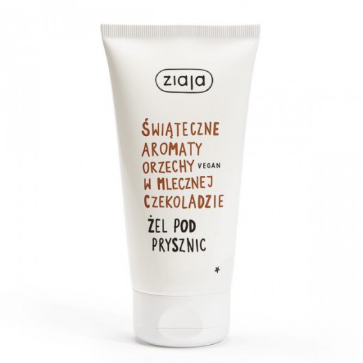 Ziaja świąteczne aromaty, żel pod prysznic, orzechy w mlecznej czekoladzie, 160 ml