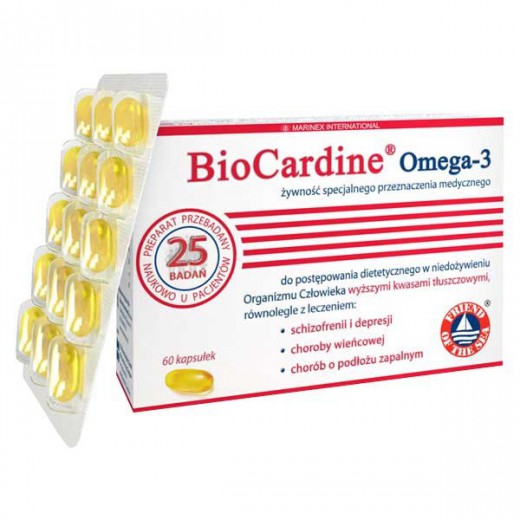 BioCardine Omega-3, 60 kapsułek