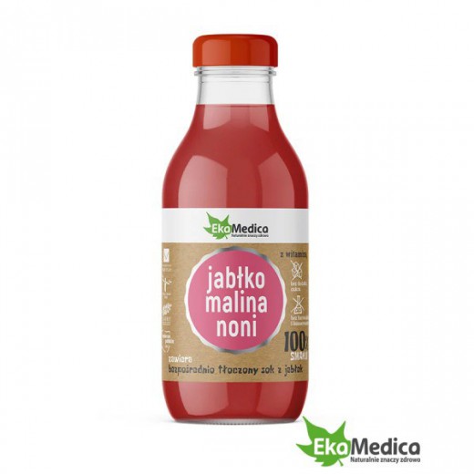 Ekamedica Jabłko malina noni sok, 300 ml