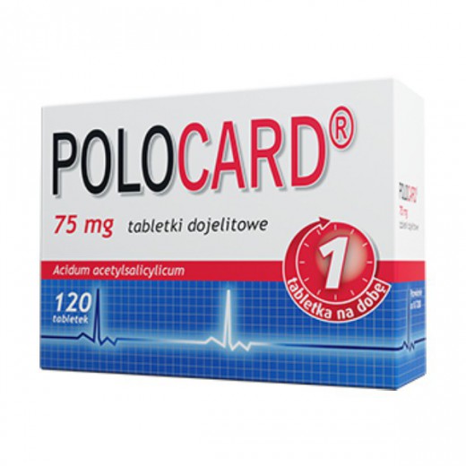 Polocard 75mg, 120 tabletek