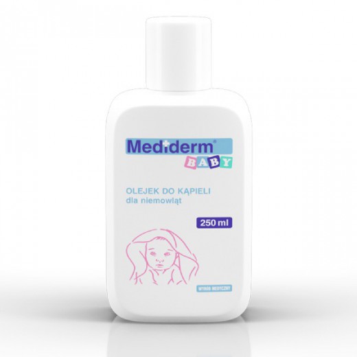 Mediderm Baby, olejek do kąpieli dla niemowląt, 250 ml