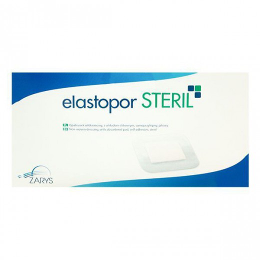 Opatrunek chirurgiczny Elastopor Steril, 10cm x 30cm, 25 sztuk