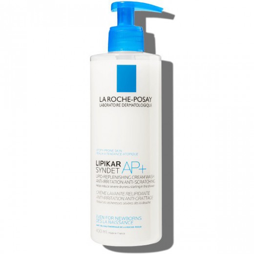 La Roche-Posay Lipikar Syndet AP+, Krem myjący uzupełniający poziom lipidów, przeciw , 400 ml