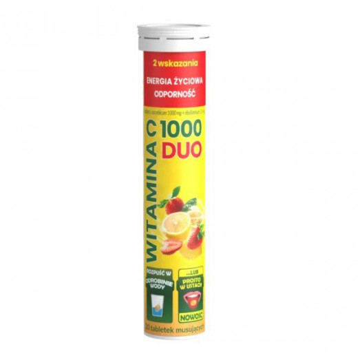 Witamina C 1000 DUO, 20 tabletek musujących