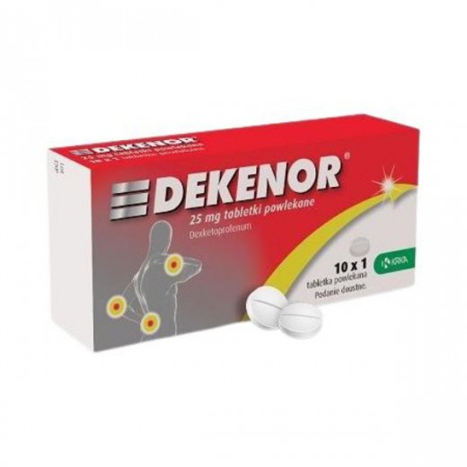 Dekenor 25mg, 10 tabletek
