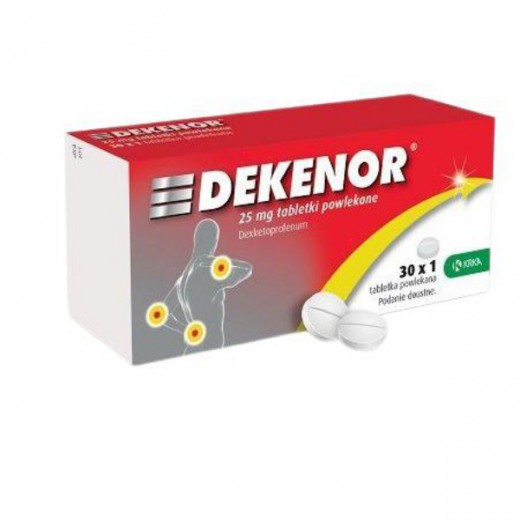 Dekenor 25mg, 30 tabletek