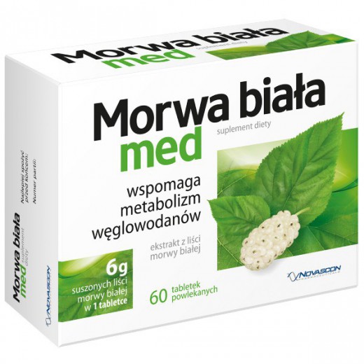 Morwa Biała Med, 60 tabletek powlekanych
