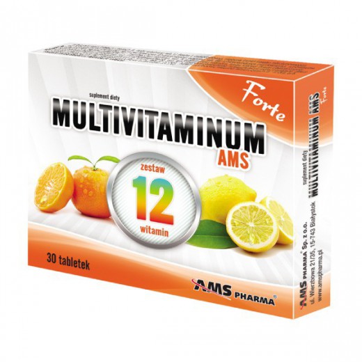 Multivitaminum AMS Forte, 30 tabletek