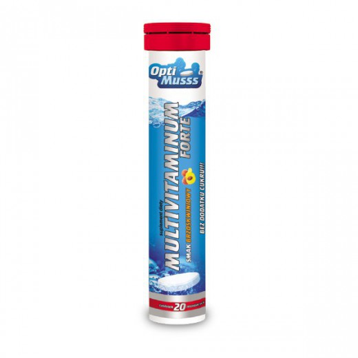 Multivitaminum Forte OptiMusss, 20 tabletek musujących
