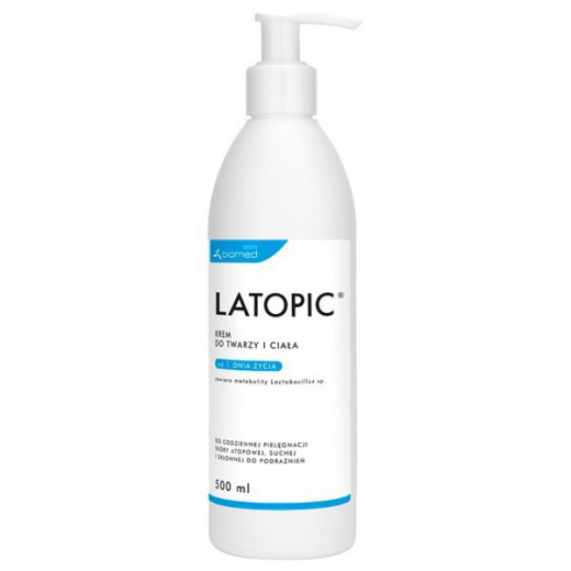 Latopic, krem do twarzy i ciała od 1 dnia życia, 500 ml
