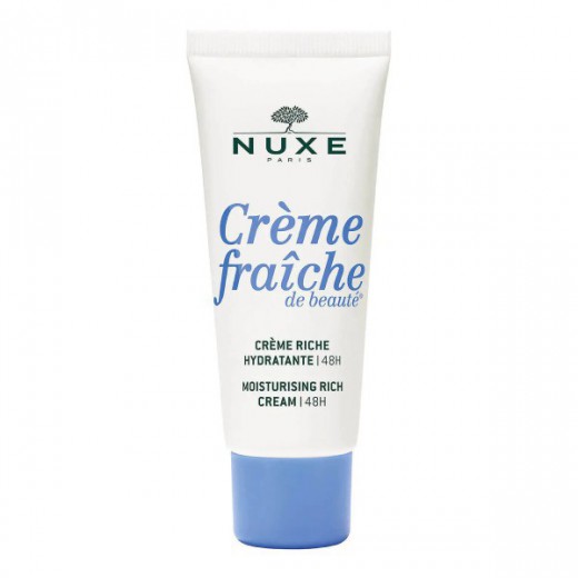 Nuxe Creme Fraiche de Beaute, bogaty krem nawilżający 48h, skóra sucha, 30 ml