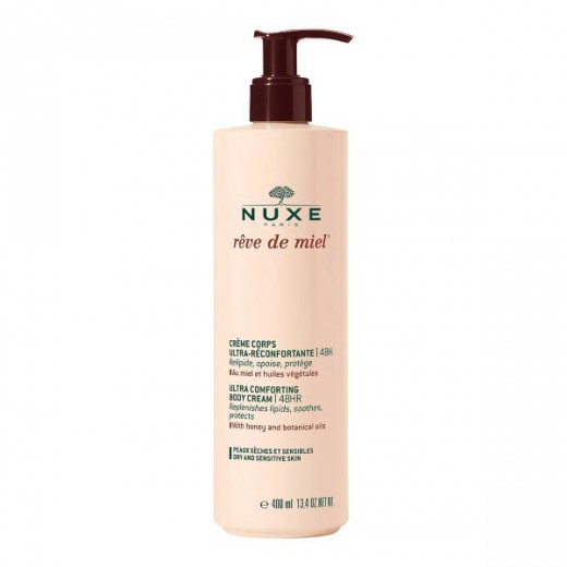 Nuxe Reve de Miel, ultrakomfortowy krem do ciała 48h, 400 ml