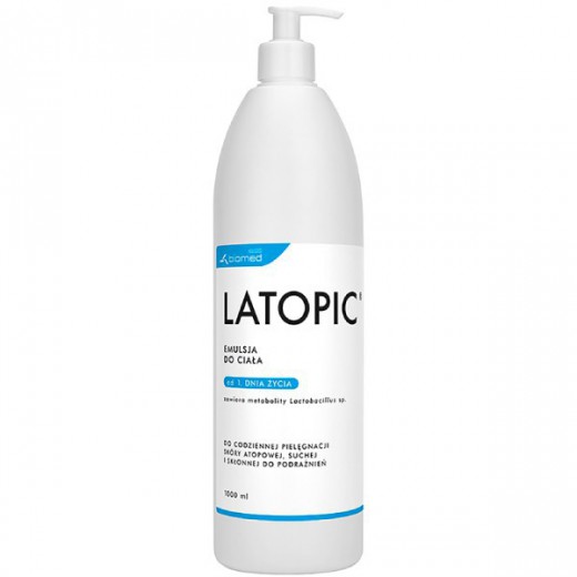Latopic, żel do mycia ciała i włosów od 1 dnia życia, 1000 ml