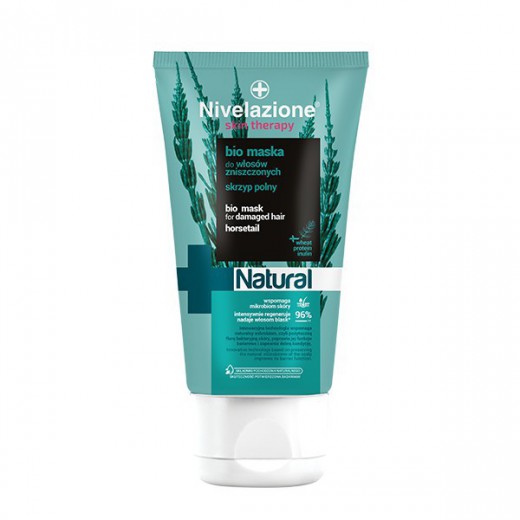 Nivelazione Skin Therapy Natural Bio, Maska do włosów zniszczonych, skrzyp polny, 150 ml