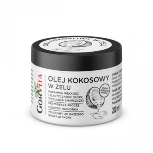 GorVita, olej kokosowy w żelu, 200 ml