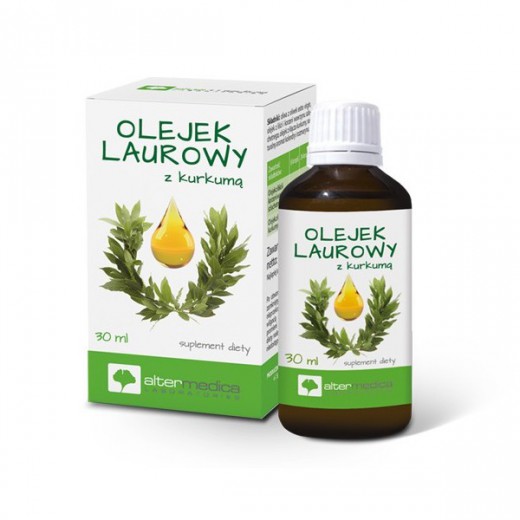AlterMedica, Olejek laurowy z kurkumą, 30 ml