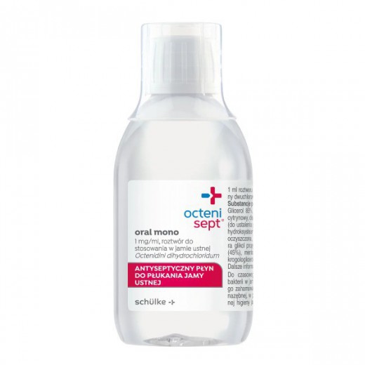 Octenisept Oral Mono 1 mg/ml, roztwór do stosowania w jamie ustnej, 250 ml