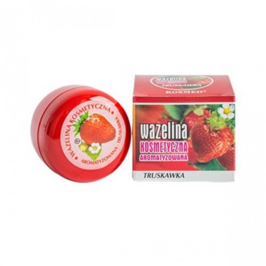 Kosmed, wazelina kosmetyczna do ust, truskawka, 15 ml