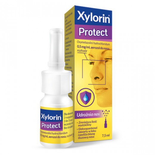 Xylorin Protect 0,5mg/ml, aerozol do nosa, 7,5ml